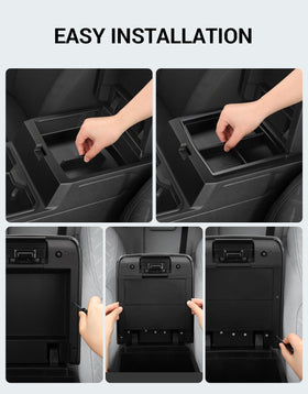 Ecarzo lifestyle drive interior showing clutter-free Tacoma cabin benefit