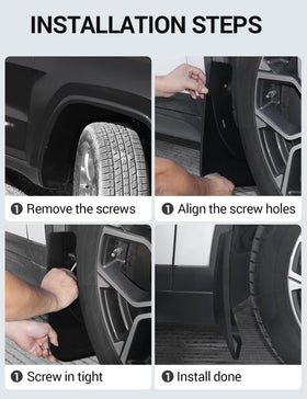 Ecarzo mud flap next to ruler illustrating compact dimensions and fit