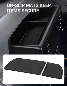 Ecarzo tray holding sunglasses and phone for organized, clutter-free benefit