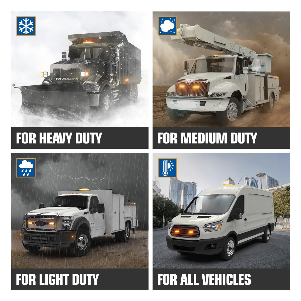 ECCO back up alarm mounted on truck illustrating space-saving fit and audible safety