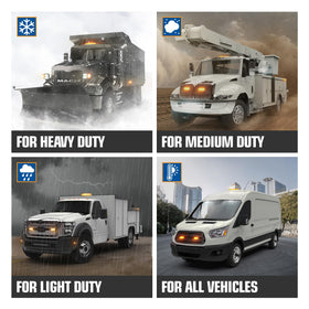 ECCO back up alarm mounted on truck illustrating space-saving fit and audible safety