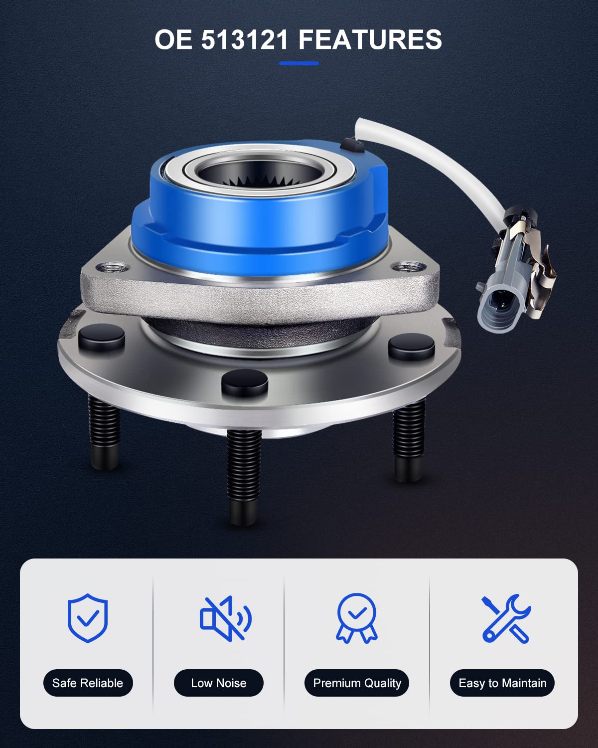 ECCPP 513121 close-up of bearing seal showing anti-pollution protection