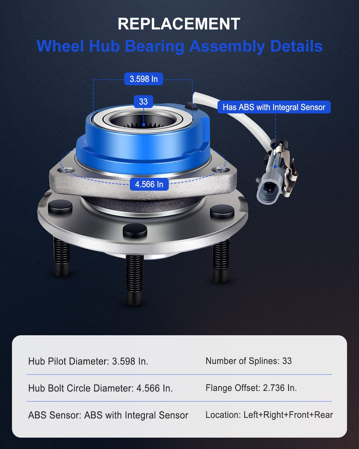 ECCPP 513121 installed on steering knuckle demonstrating direct-fit replacement