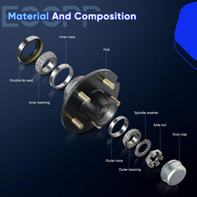 ECCPP integrated ABS tone ring detail for reliable sensor signal