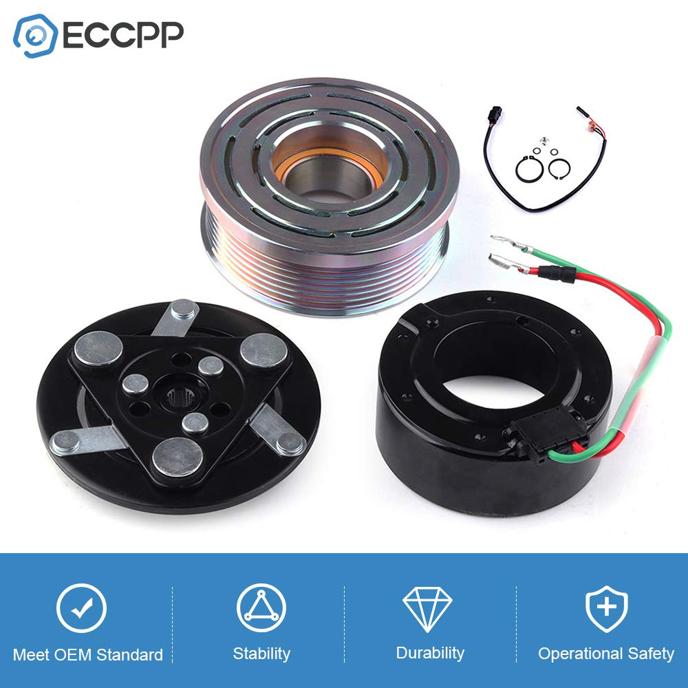 ECCPP electromagnetic coil and front plate detail for reliable engagement