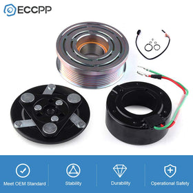 ECCPP electromagnetic coil and front plate detail for reliable engagement