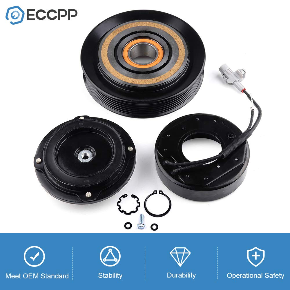 ECCPP clutch mounted on compressor demonstrating correct fit and restored cooling