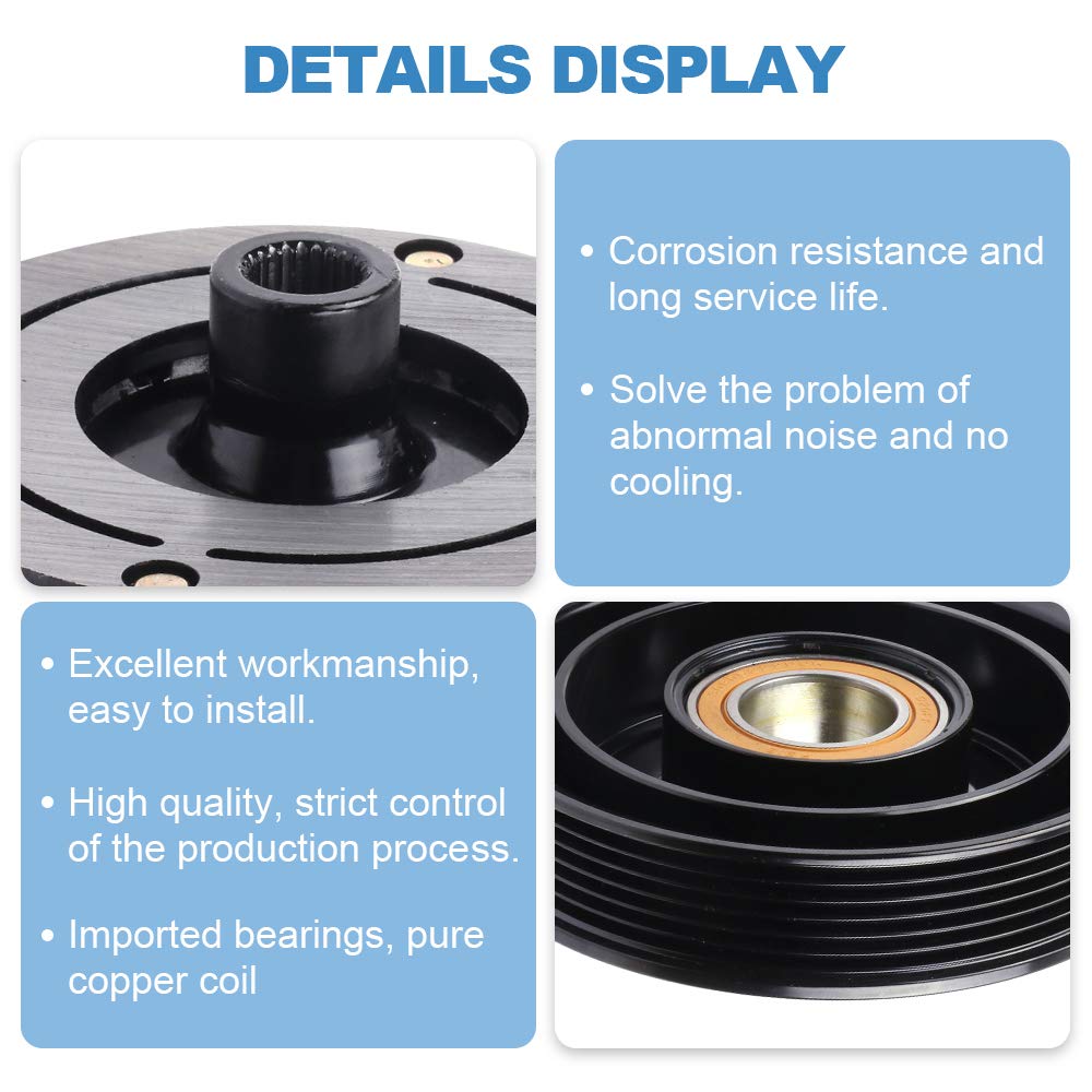ECCPP clutch beside ruler for scale, helping buyers confirm correct pulley diameter