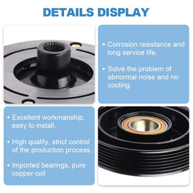 ECCPP clutch beside ruler for scale, helping buyers confirm correct pulley diameter