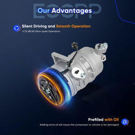 ECCPP aluminum body texture showing durable construction for long service life