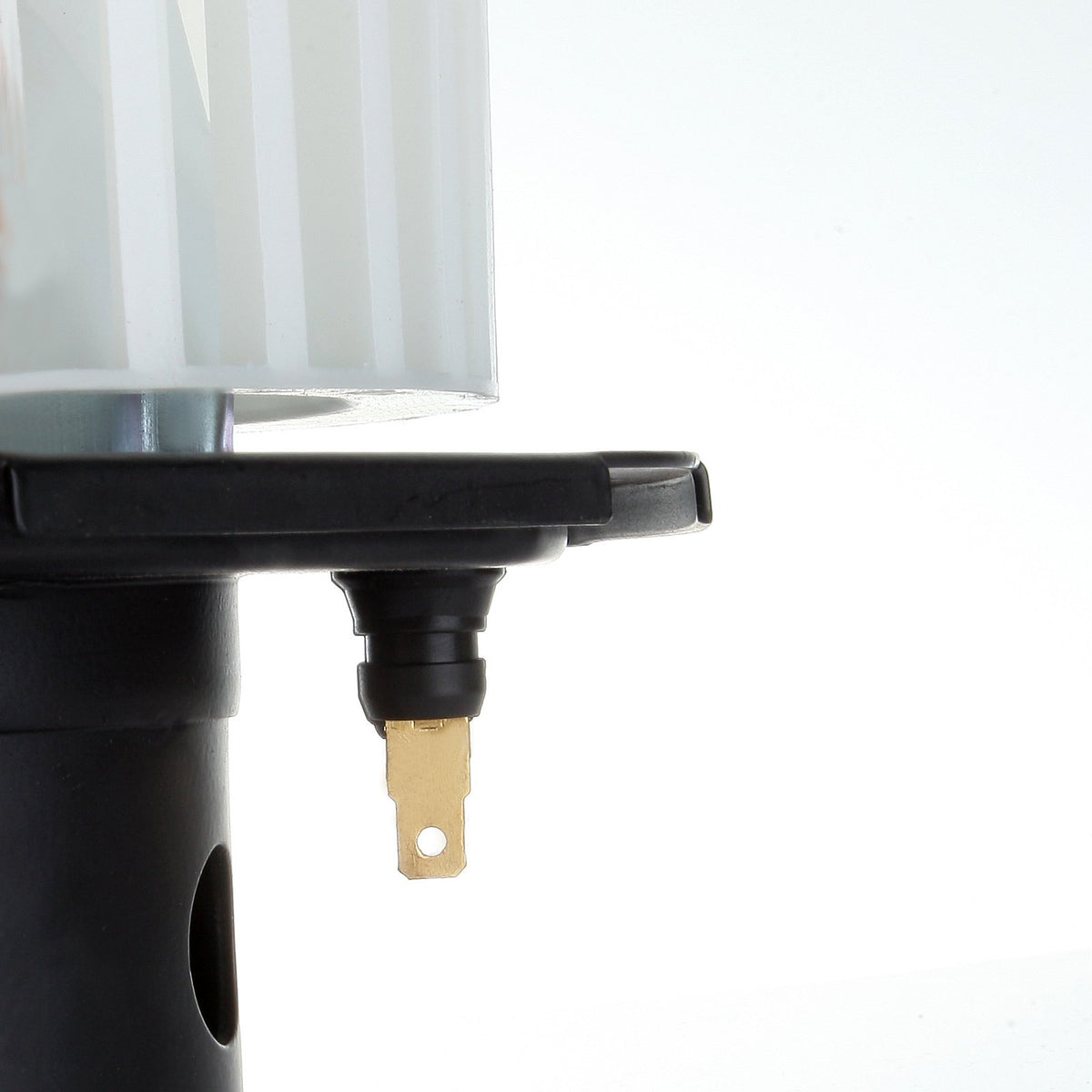 ECCPP motor beside a ruler for scale, confirms correct size and fitment