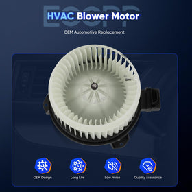ECCPP blower motor next to ruler for scale and easy fit verification