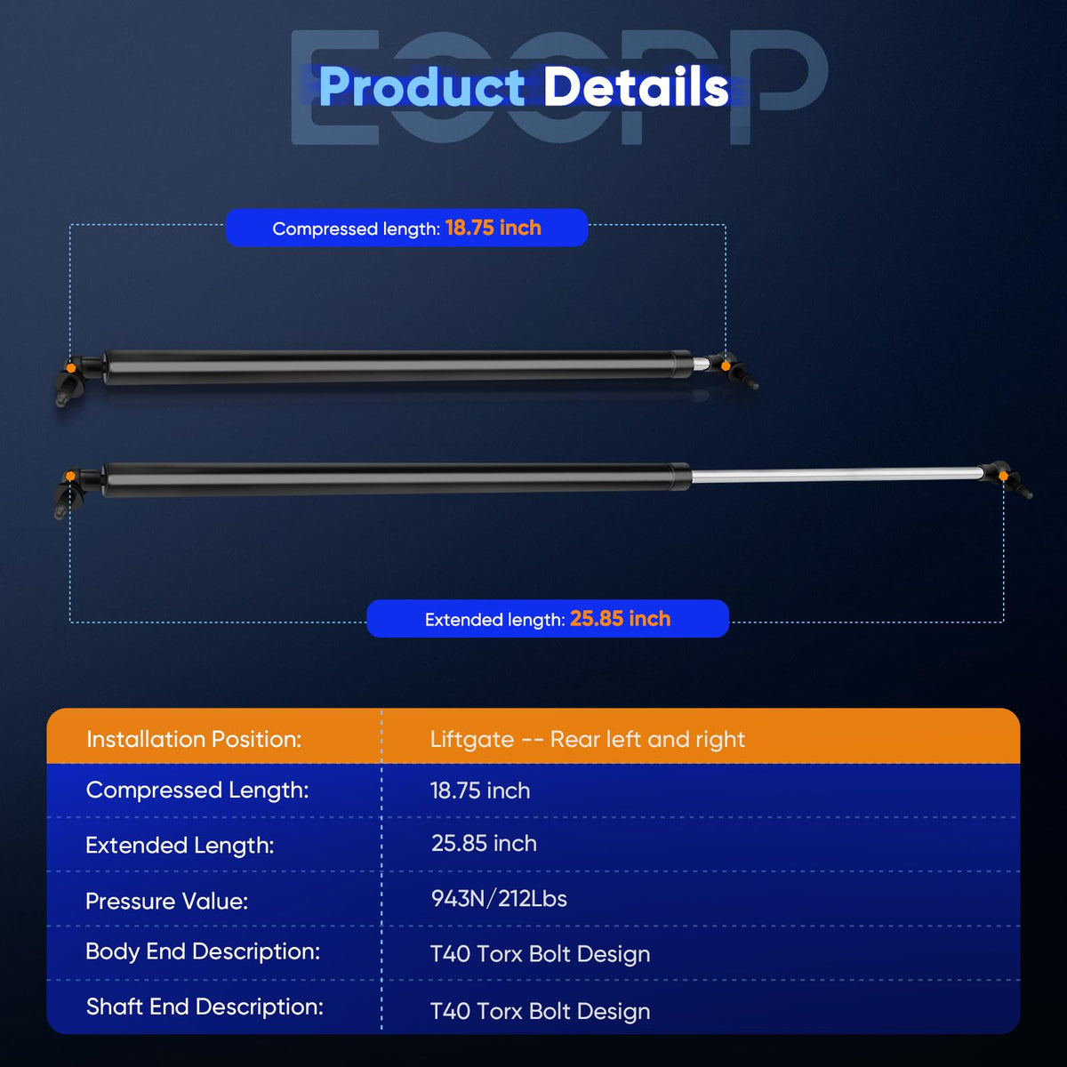 ECCPP close-up piston rod seal highlighting durability and leak resistance