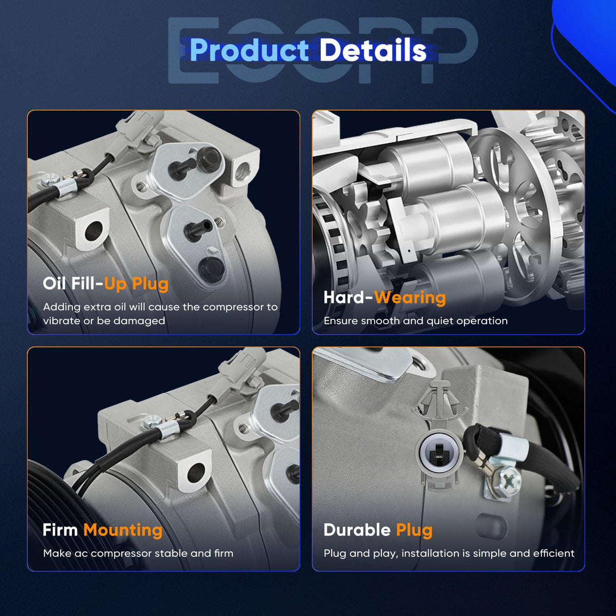ECCPP clutch detail highlighting ready-to-install assembly and improved engagement