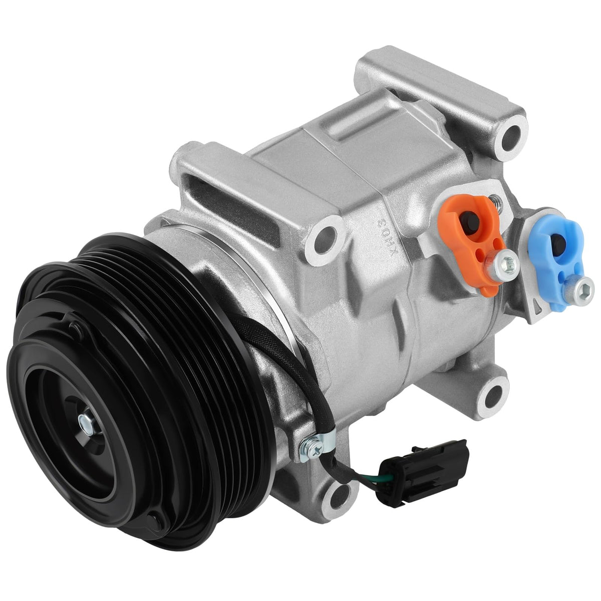 ECCPP compressor front view showing fitment and robust build for reliable cooling
