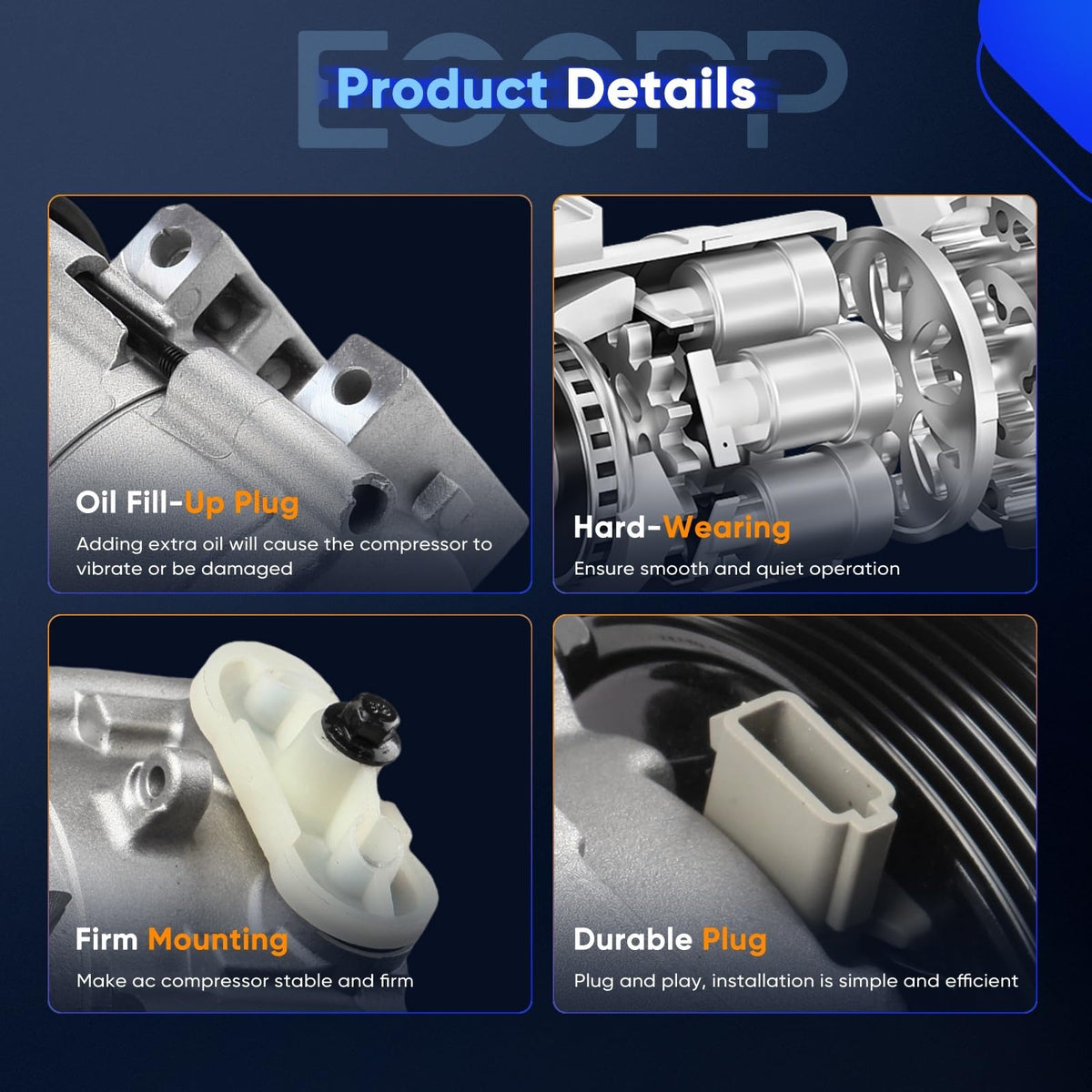 ECCPP side profile displaying aluminum housing for durable performance