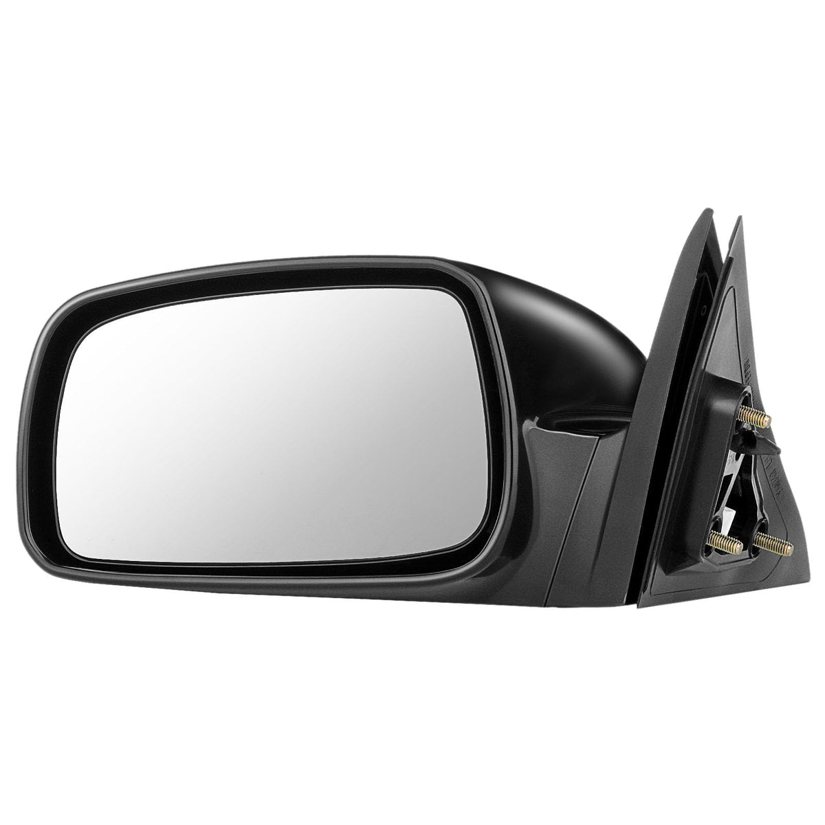 ECCPP driver-side front view showing complete replacement mirror and clean fit
