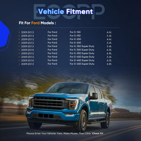 ECCPP mirror mounted on Ford van demonstrating OEM fit and alignment