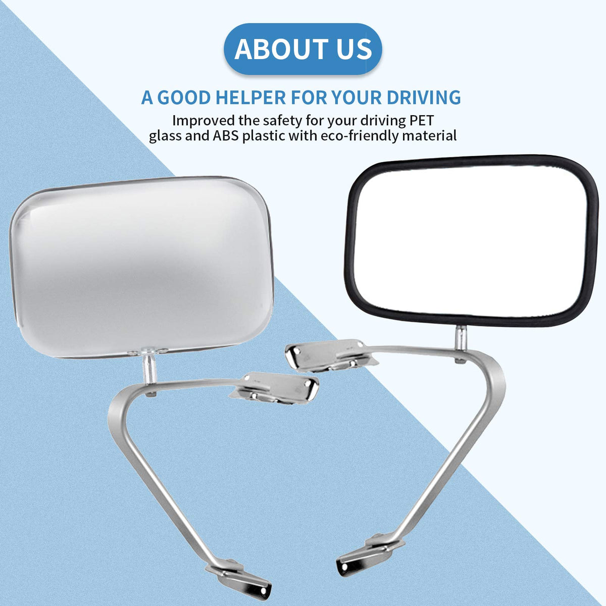 ECCPP drivers side angle lifestyle shows brand mirror restoring vehicle appearance