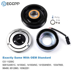 ECCPP electromagnetic coil and front plate displayed for easy installation