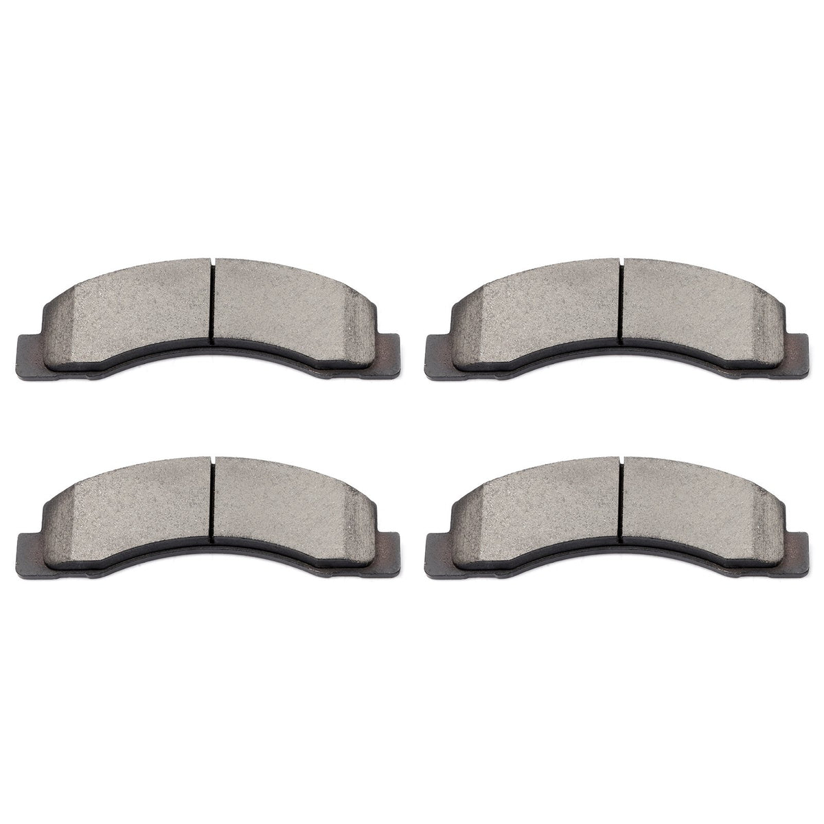 ECCPP front brake pads kit packaging showing complete set and part numbers for easy identification