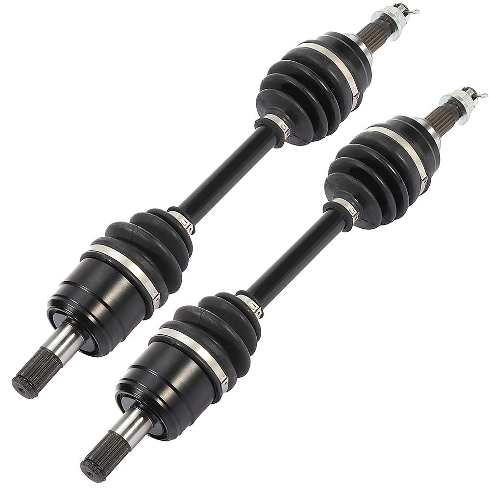 ECCPP front CV axles showing complete packaged assemblies for quick replacement