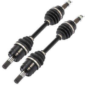 ECCPP front CV axles showing complete packaged assemblies for quick replacement