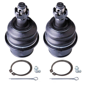 ECCPP front lower ball joints packaging showing contents and fitment benefits