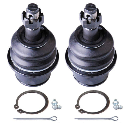 ECCPP front lower ball joints packaging showing contents and fitment benefits