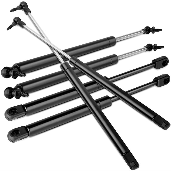 ECCPP front view of lift support packaging showing parts and benefits