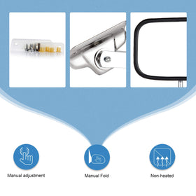 ECCPP glass surface texture clear reflective glass for improved visibility