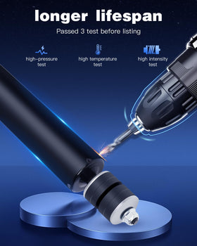 ECCPP rear shock close-up highlighting durable construction and longevity