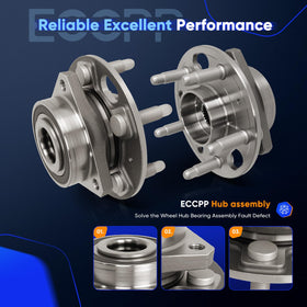 ECCPP installed hub front view demonstrating fit and alignment