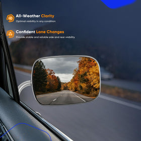 ECCPP mirror installed on classic Chevy Blazer showing restored appearance