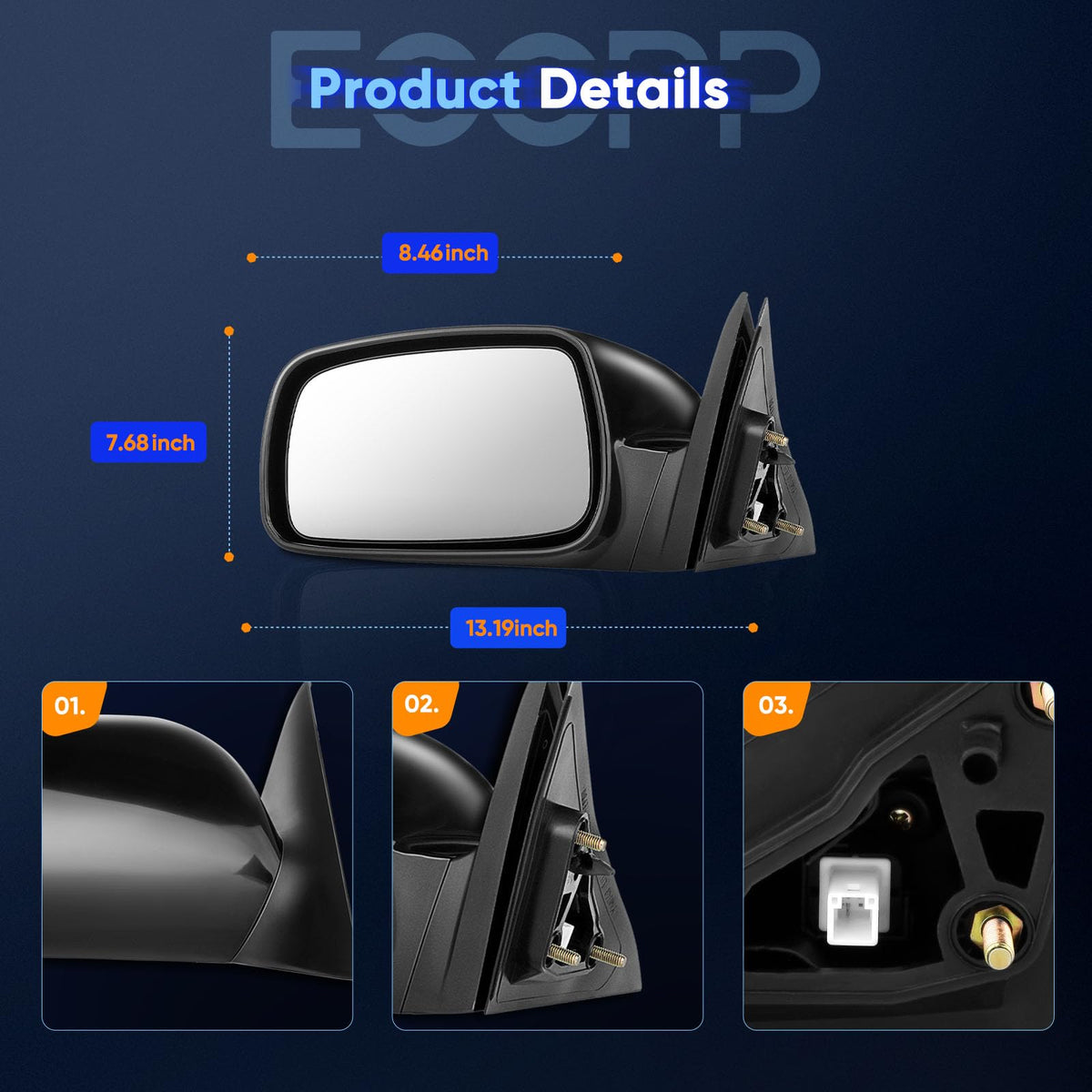 ECCPP underside showing mounting points for secure, vibration-resistant fit