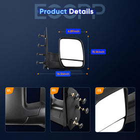 ECCPP mirror scale with hand tool showing compact-install benefit