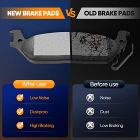 ECCPP pad side profile showing thickness for predictable wear life and durability