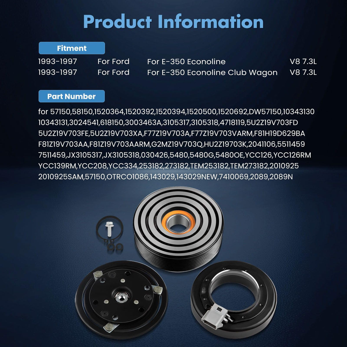 ECCPP close-up of pulley bearing highlighting smooth rotation benefit