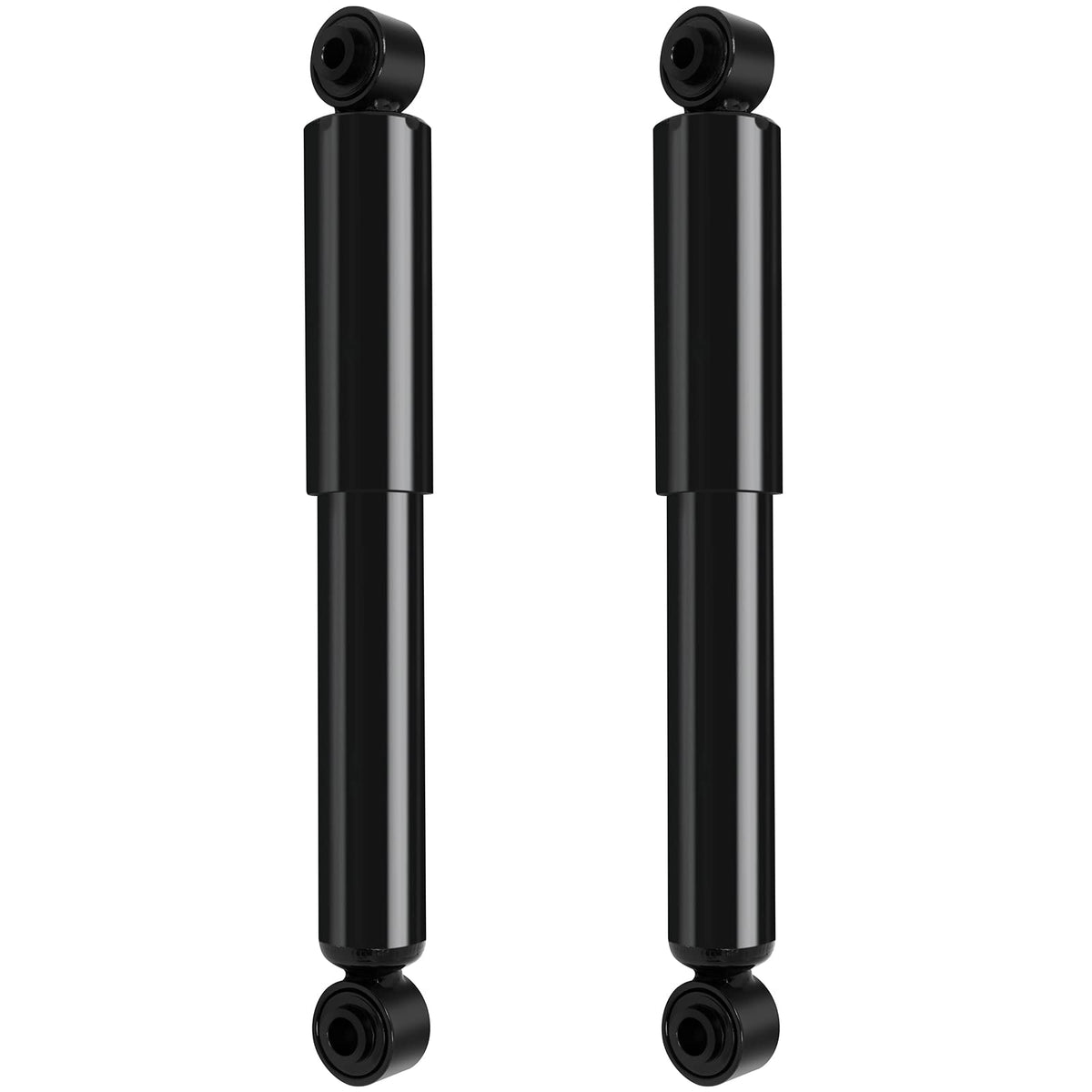ECCPP rear shock front view showing mounting points and fitment benefit