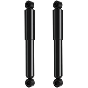 ECCPP rear shock front view showing mounting points and fitment benefit