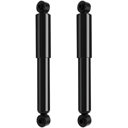 ECCPP rear shock front view showing mounting points and fitment benefit