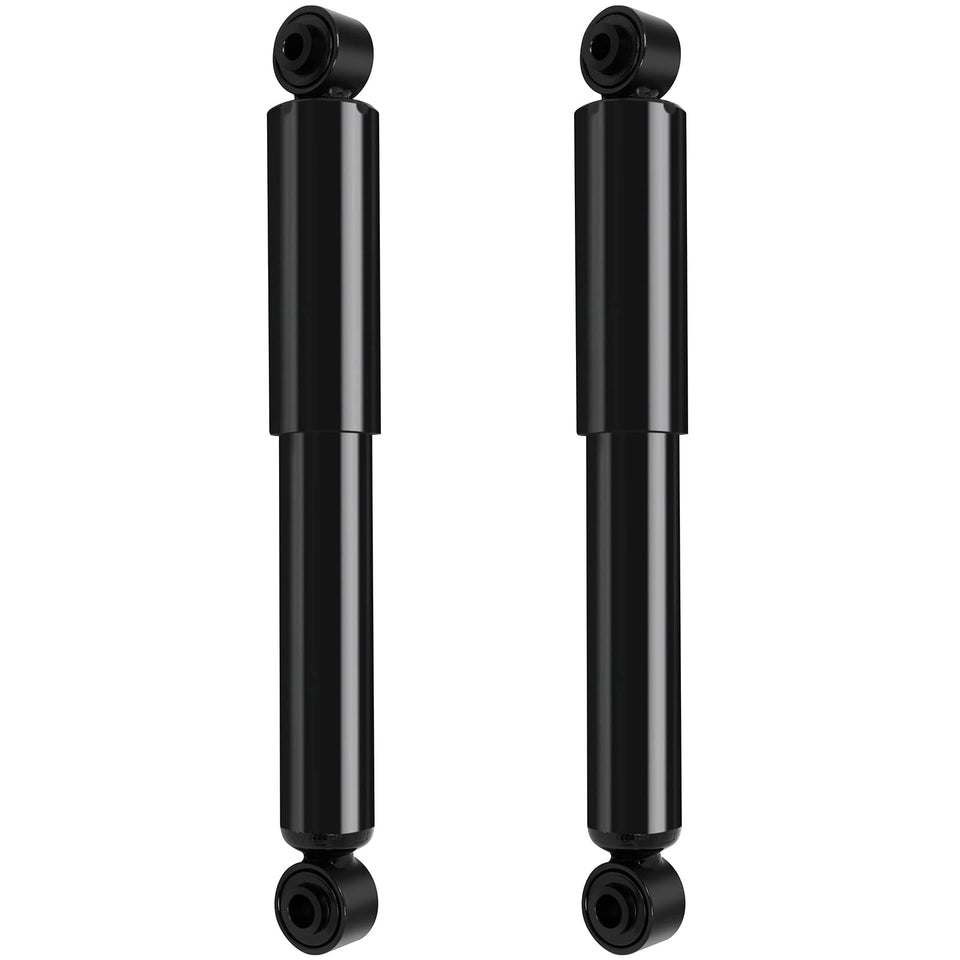 ECCPP rear shock front view showing mounting points and fitment benefit