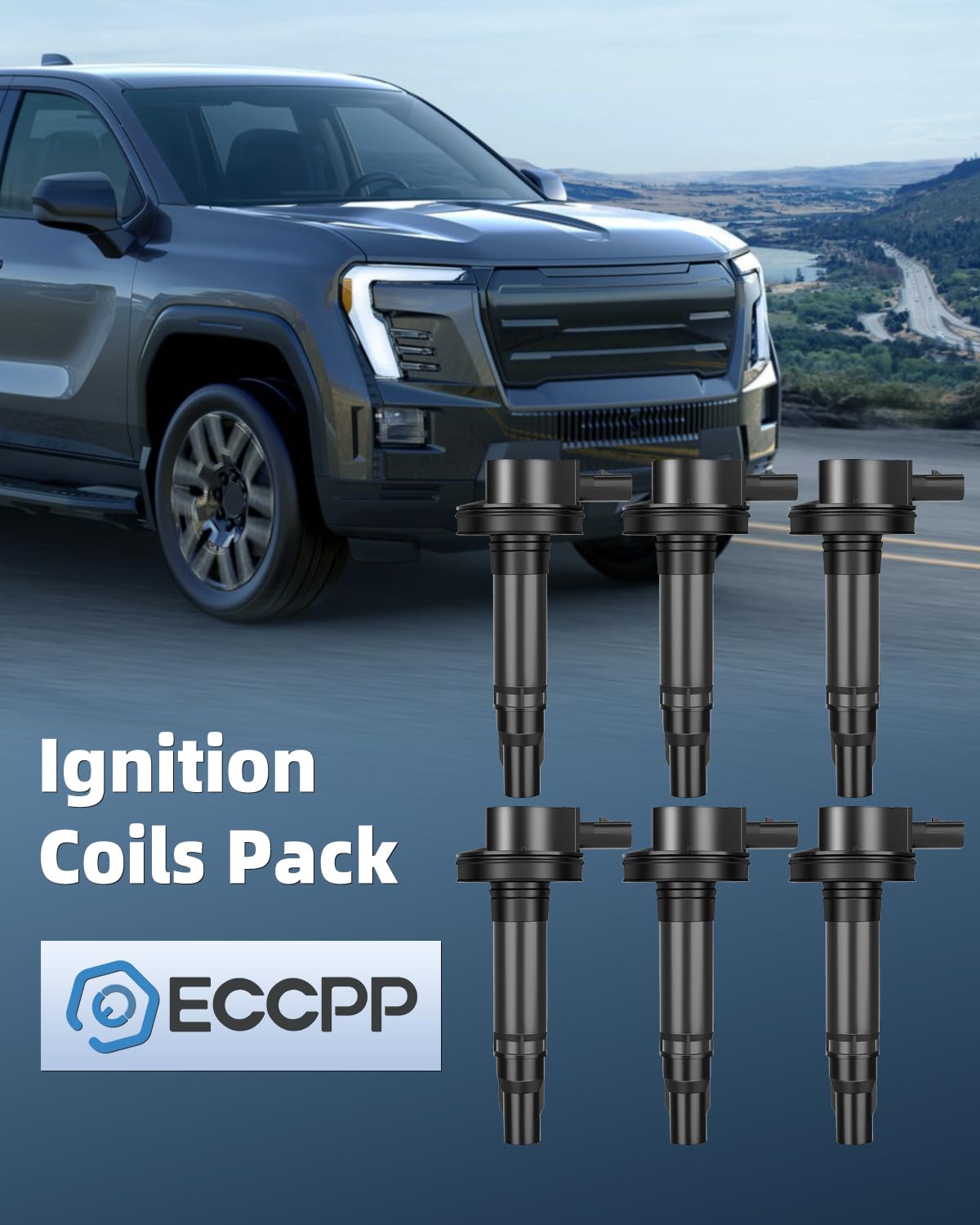ECCPP spark plug next to ruler for size comparison and correct fitment