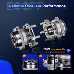 ECCPP treated wheel bolts close-up reducing corrosion and easing future removal