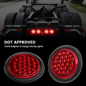 EclatLights installed on trailer rear to improve road visibility