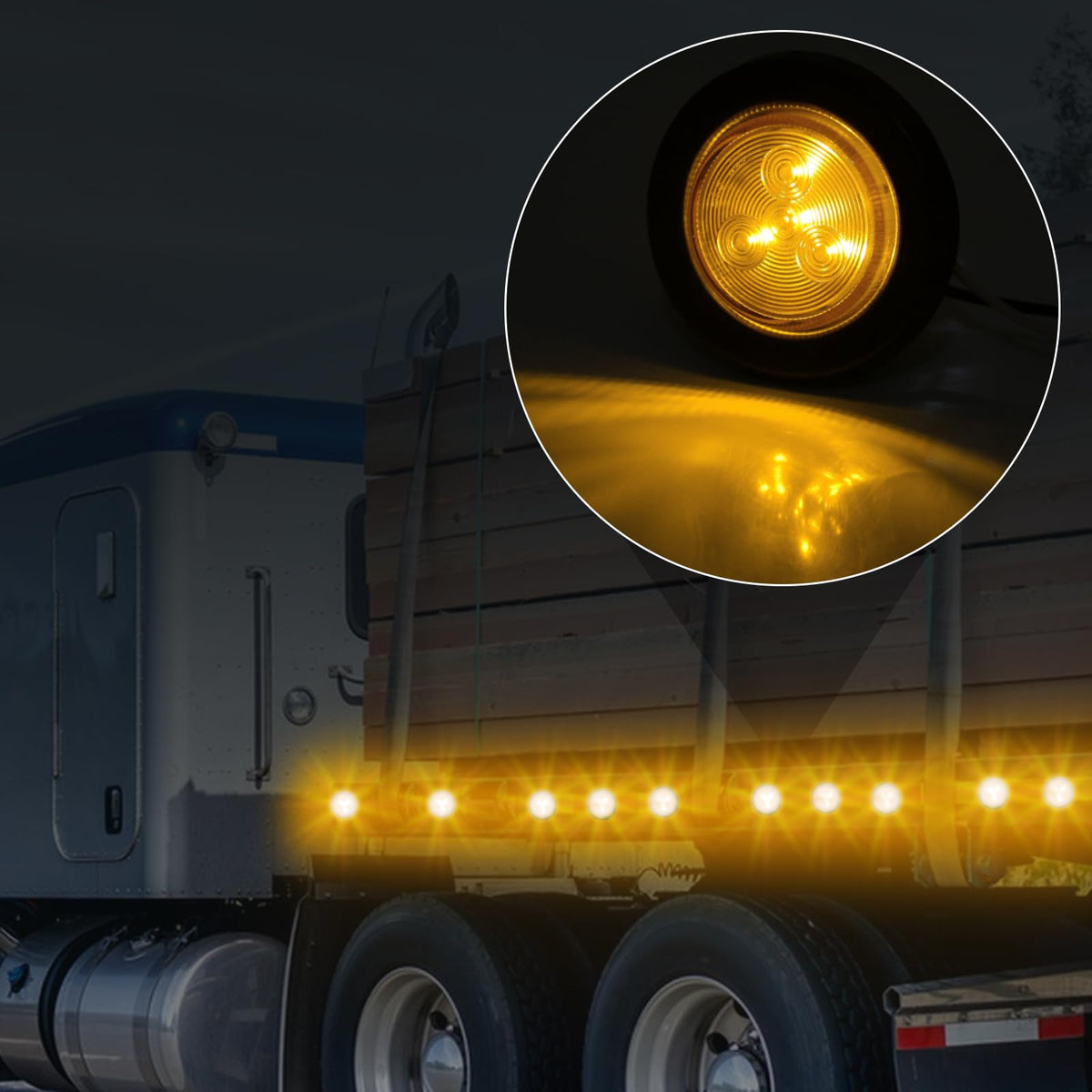 EclatLights submerged in water to demonstrate IP67 waterproof protection