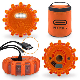 Ecoangel front view showing compact flare and bright visibility for quick location