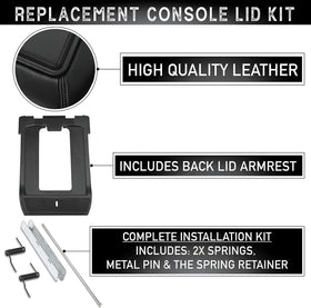 EcoAuto hardware layout with hinge pin and springs ensuring secure, OEM-style operation