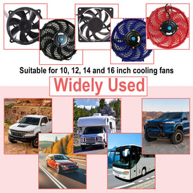 ecocstm installed under hood powering dual fans to improve cooling reliability in traffic