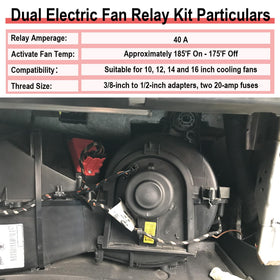 ecocstm relay harness wiring detail with 14AWG wires for durable, high-conductivity connections